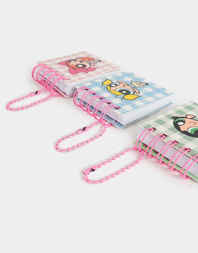 Anotadores Cuadernos y Memos Para Compartir Set De Mini Memos Chicas Superpoderosas - Combinacion Multicolor