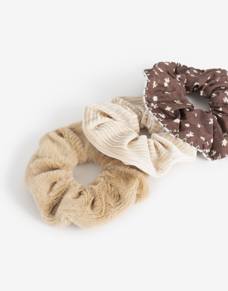 Skunzies Estampados Scrunchie - Combinacion Multicolor