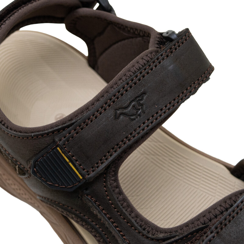 Sandalias Country Avola de Hombre - Avola Marron Oscuro-beige