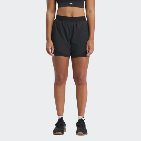 Short Reebok 2 en 1 Negro