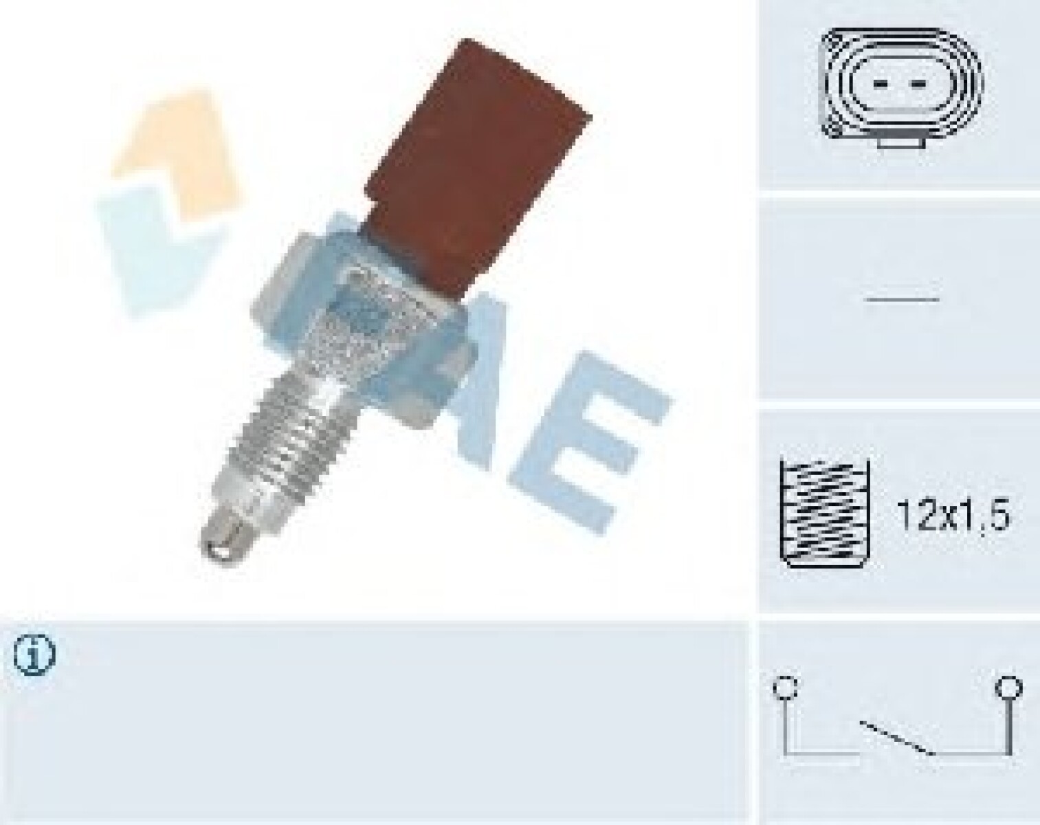BULBO INTERRUPTOR VOLKSWAGEN M.ATRAS GOL-BORA-NEW.BEETLE-PASSAT-POLO FAE 