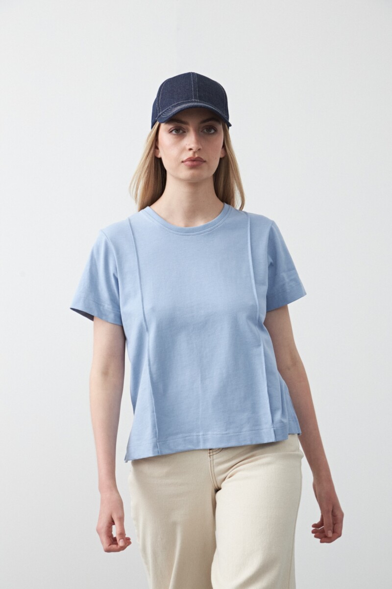 REMERA PADELLA Celeste