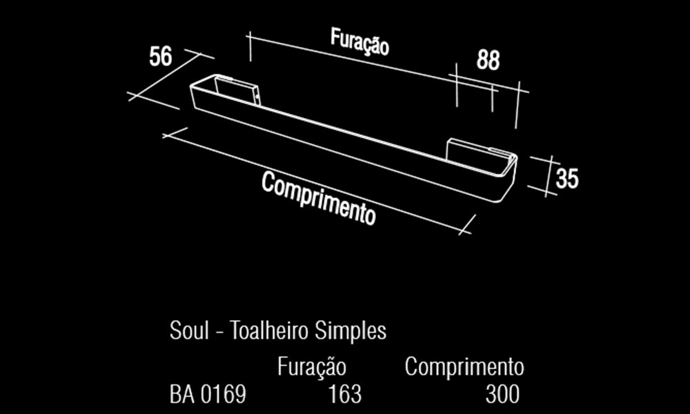 Toallero Soul dorado BA0169.A00 Toallero Soul Dorado Ba0169.a00