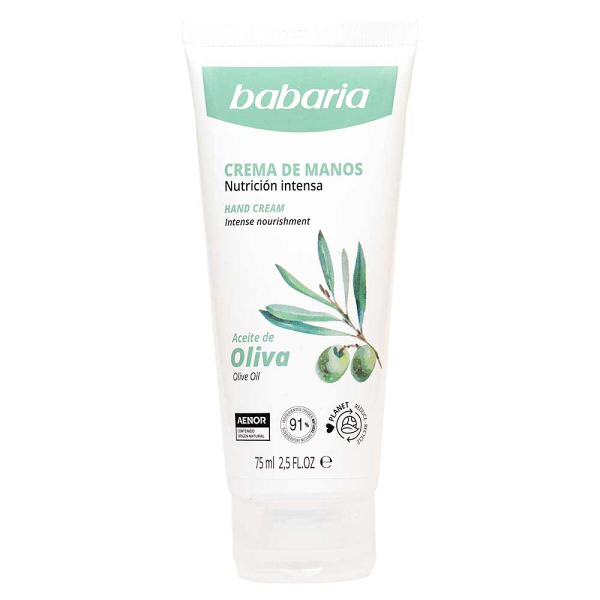 Crema de Manos Babaria Oliva 75 ml 
