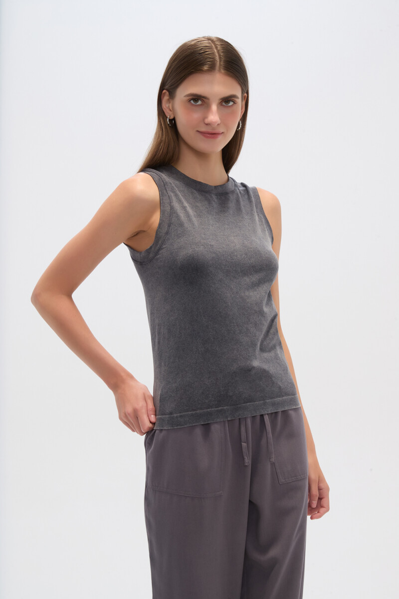Musculosa Rerti - Gris Topo 