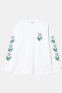 L/S Grin T-Shirt White / Hemlo Blanco