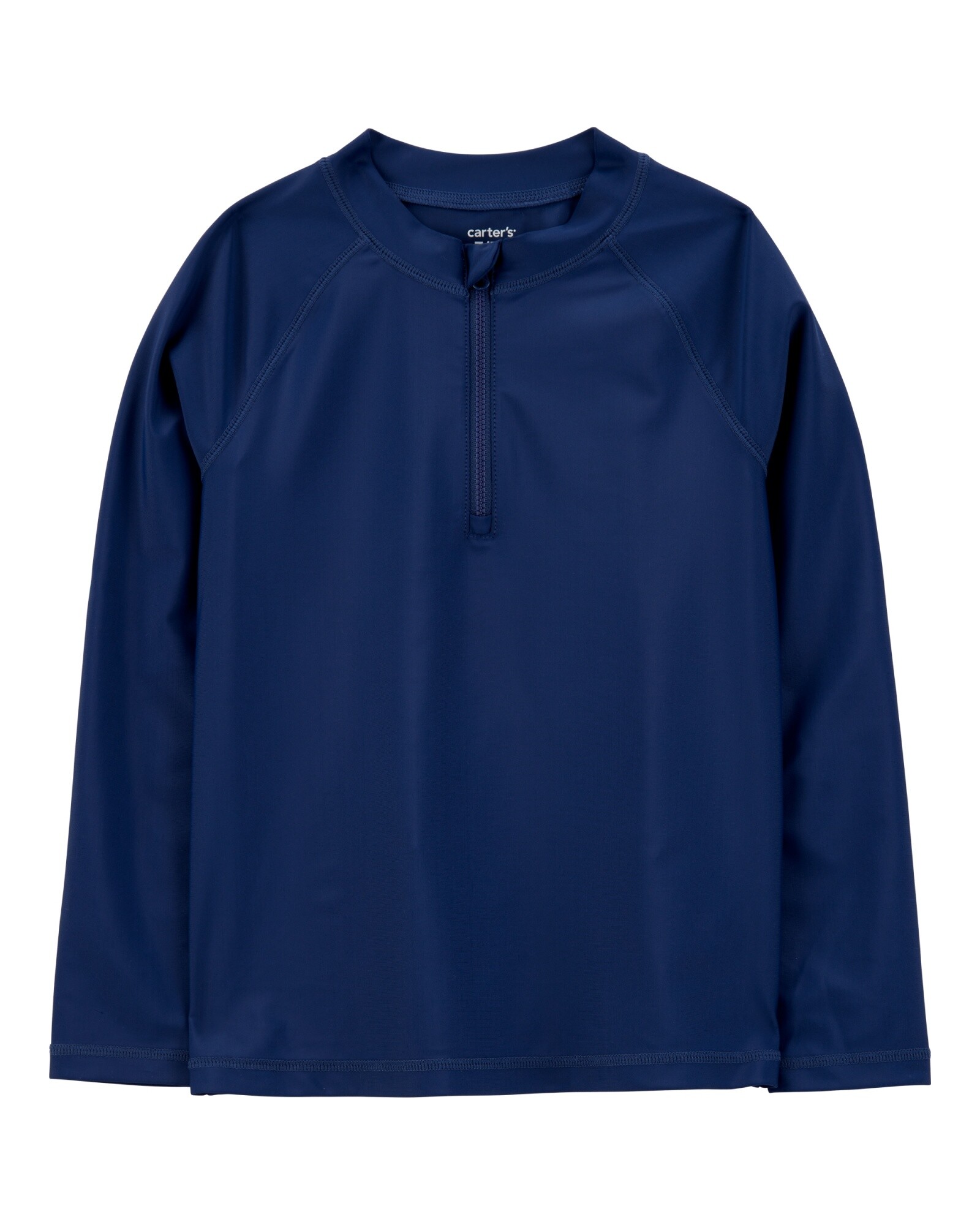 Remera de baño manga larga con protección UPF 50+, azul Sin color