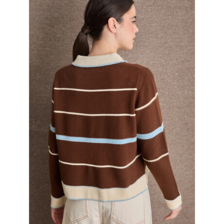 Buzo Polo Gym Chocolate