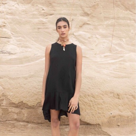Vestido Folk Negro