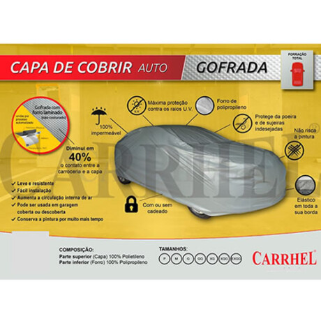 Funda para camionetas pick up doble cabina impermeable con filtro UV, Material tricapa, Marca Carrhel Funda para camionetas pick up doble cabina impermeable con filtro UV, Material tricapa, Marca Carrhel