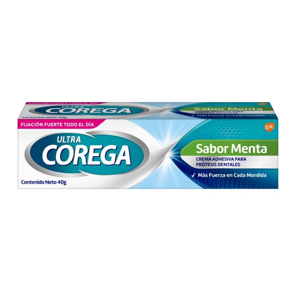 Corega Ultra Sabor Menta 40gs – Crema Adhesiva Corega Ultra Sabor Menta 40gs – Crema Adhesiva