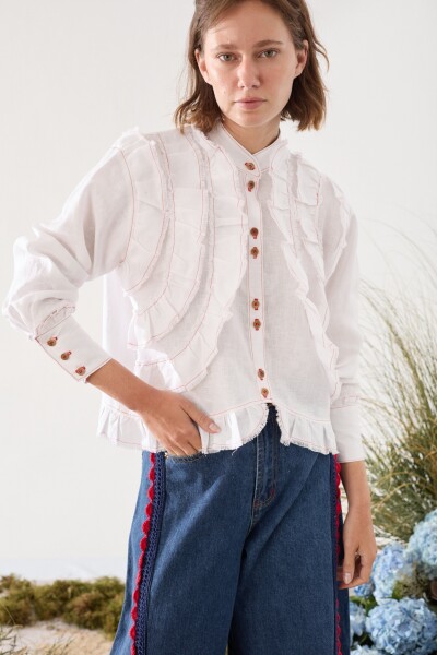 CAMISA VUELO Blanco