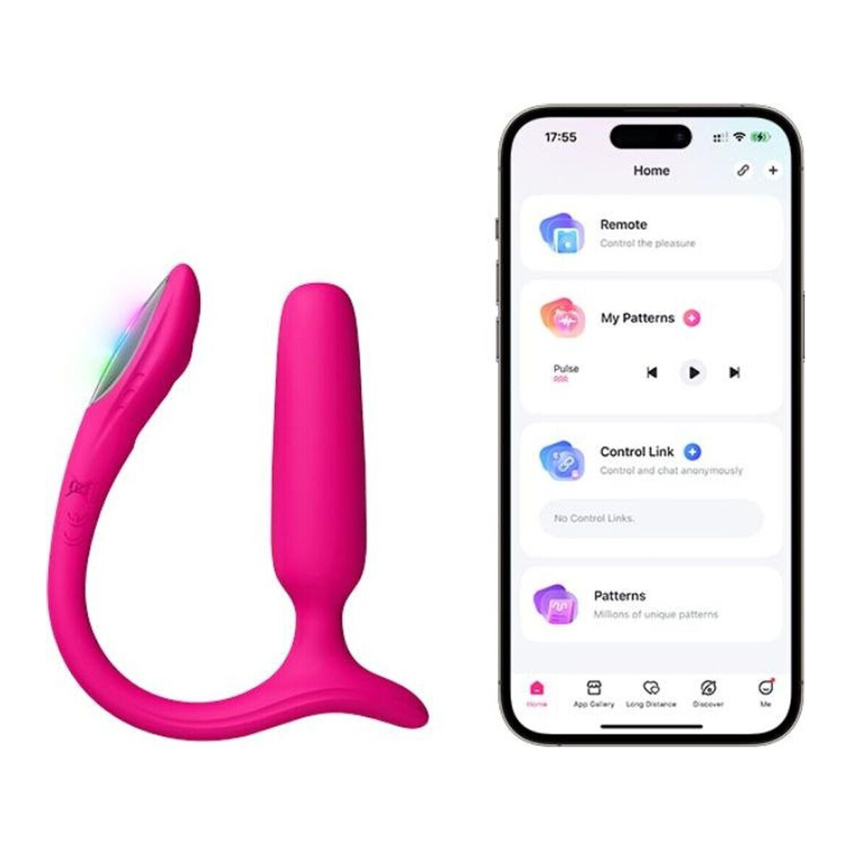 Lush Anal Vibrador Control con App Lovense 