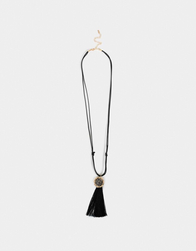Collares Cortos Metal diferenciado Collar Corto Con Medallon - Dorado Antique Gold