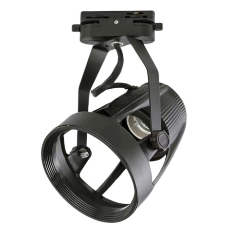 CABEZAL P/ RIEL MONOFASICO PAR30 ABIERTO NEGRO D112 L145 CABEZAL P/ RIEL MONOFASICO PAR30 ABIERTO NEGRO D112 L145