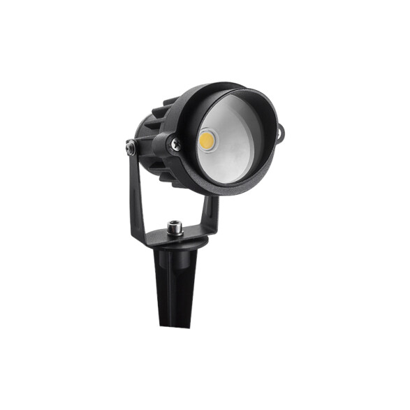 Pincho LED exterior IP65 aluminio negro 6W 3000K AO1125