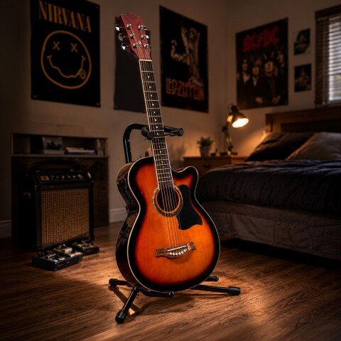 Soporte Para Guitarra Bajo De Pie Regulable Universal Acero IMBACK Color Negro Soporte Para Guitarra Bajo De Pie Regulable Universal Acero IMBACK Color Negro