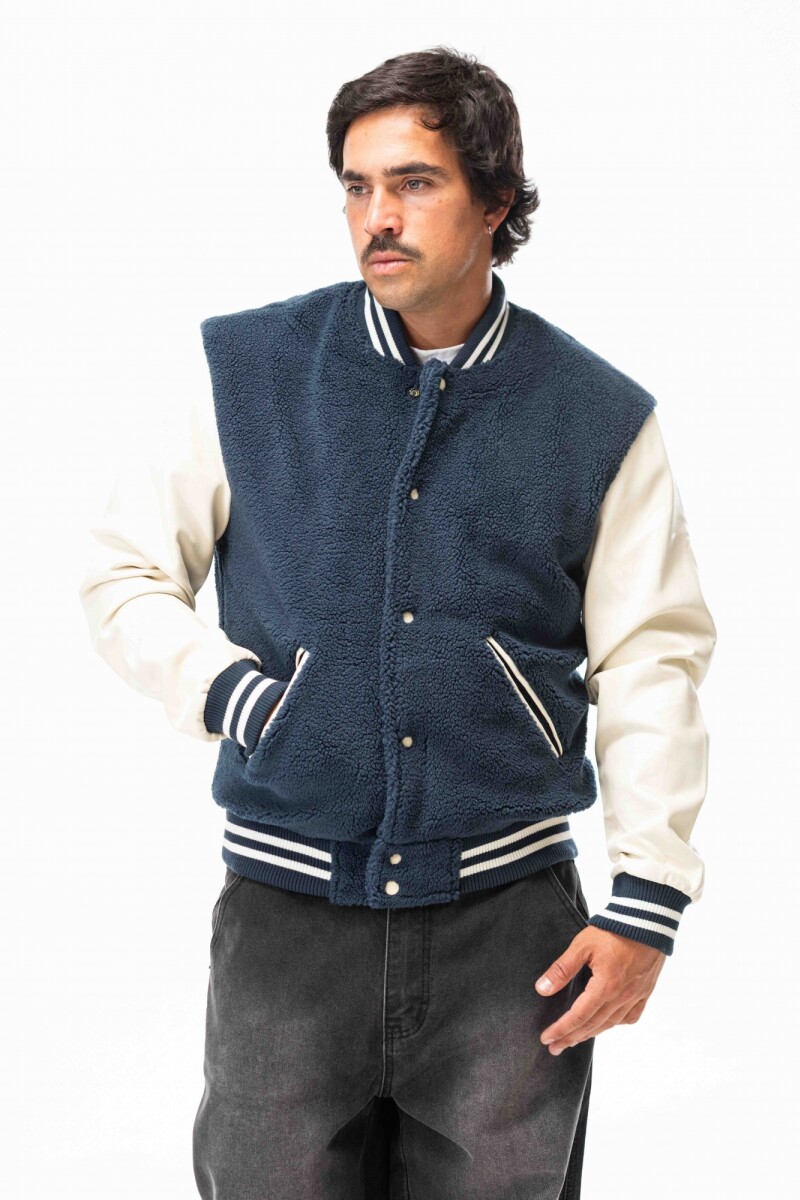 Campera PELUCHE AZUL