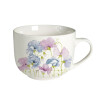 Taza de Cerámica 390ml - Flores Lilas Taza de Cerámica 390ml - Flores Lilas