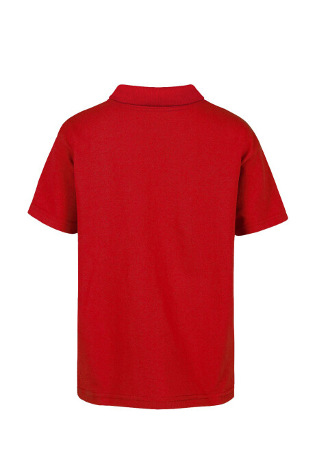 Remera chomba algodón niño Rojo