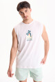 Remera Tropical Blanco