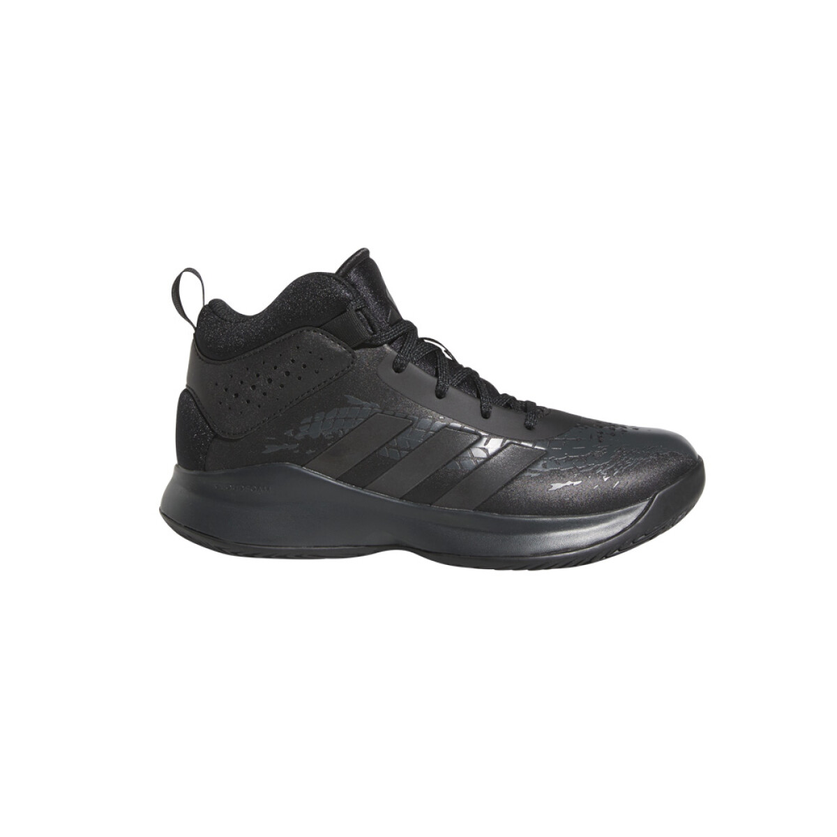 Championes adidas Cross Em Up 5 Shoes Wide de niño - Black 