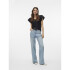 VMNAJA SS V-NECK TOP JRS GA BLACK