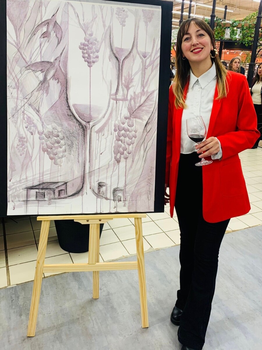 Taller de pintura con vino - Sábado 21/3 17.30hs 