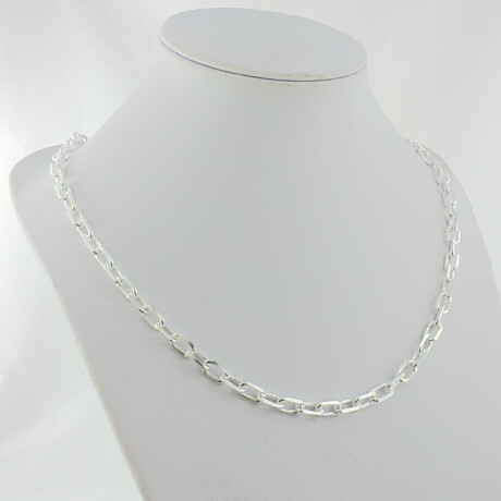 Cadena de Plata 925 Modelo Forcet Italiana Espesor 6 mm