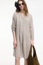 VESTIDO CAMISERO CORTO Gris