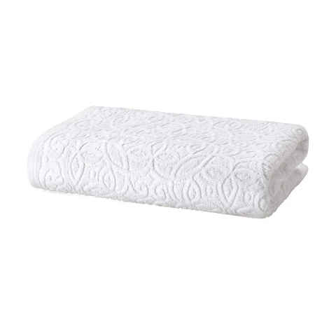 Toalla Mano Dohler Jacquard Provenza 50 x 90 cm 100% Algodón BLANCO