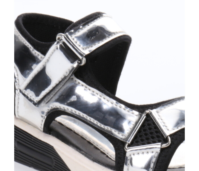 Sandalias de Niña MINI Miss Carol TUNIA deportiva de charol Plateado