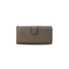 Billetera de Dama en Eco Cuero con Broche Metalico Aceituna