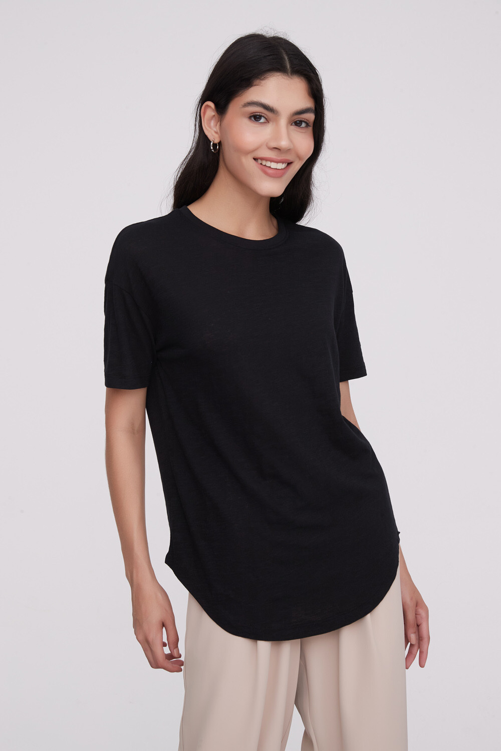 Remera Christalline Negro