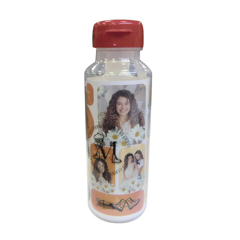 Botella Plástica Fun Margarita 600 ml con Adhesivos U