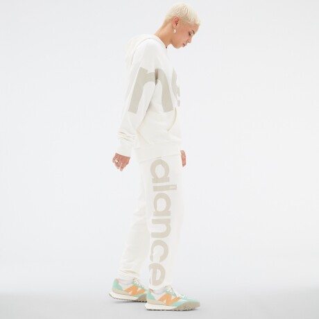 Pantalon New Balance unisex - Athletics - UP23503SST WHITE