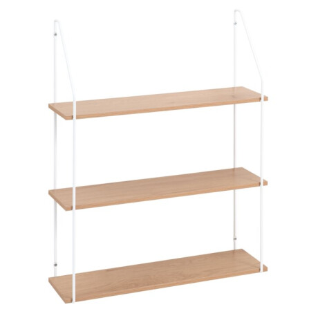Estante pared HEJSAGER 3 blanco/nat peso: 5375