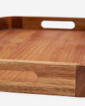 Bandeja grande Sesilu de madera de acacia FSC 100% Bandeja grande Sesilu de madera de acacia FSC 100%