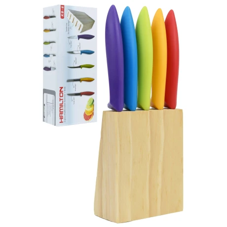 CUCHILLO X5PCS + SOPORTE 26086 CUCHILLO X5PCS + SOPORTE 26086