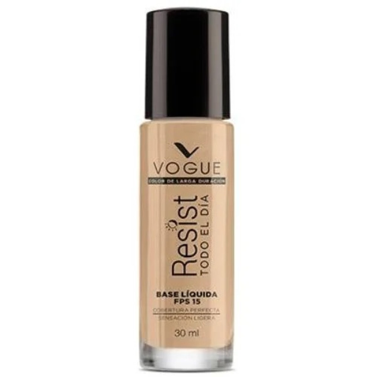 Base Liquida Resist Todo El Dia Natural Vogue 30Ml 