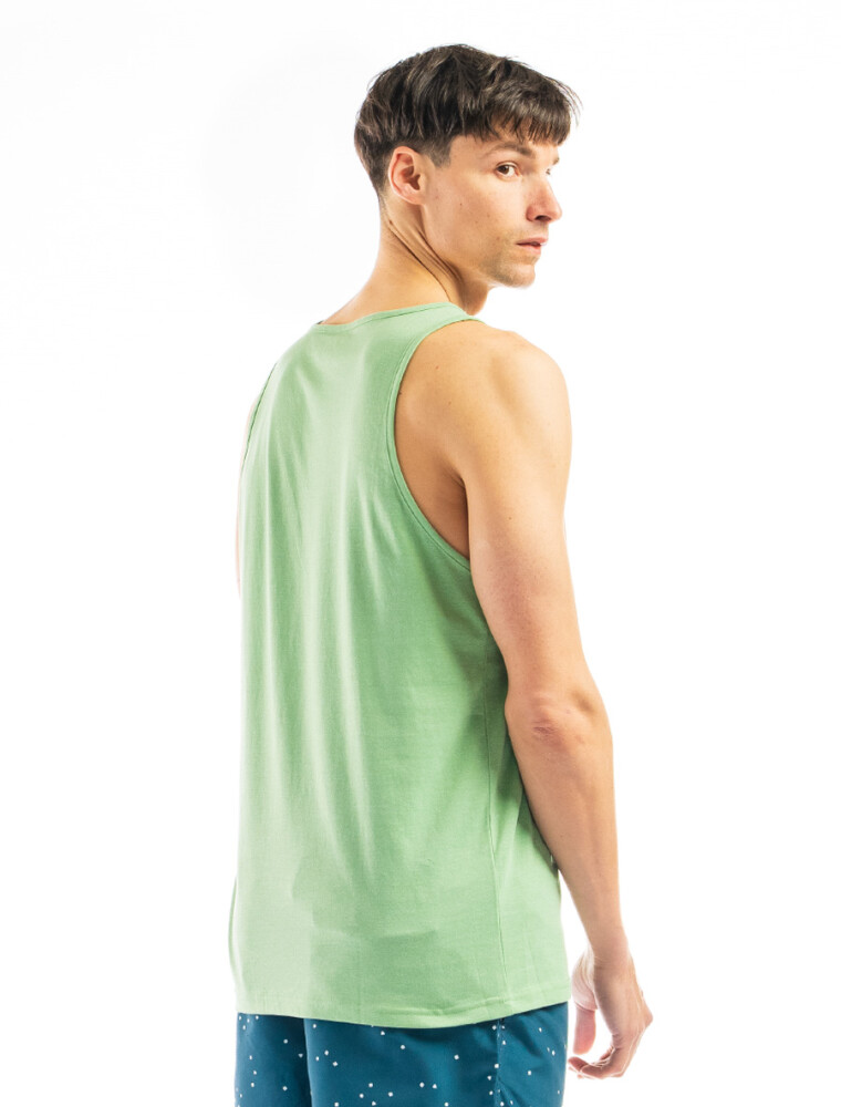 Musculosa Algodón BGDH Musgo Melange