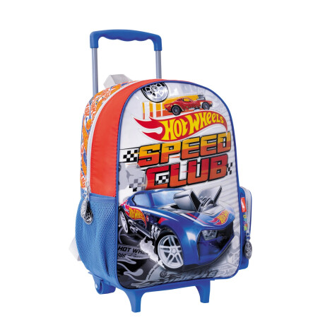 Mochila escolar Wabro Hot Wheels 75103 color negro diseño liso 16L Mochila escolar Wabro Hot Wheels 75103 color negro diseño liso 16L