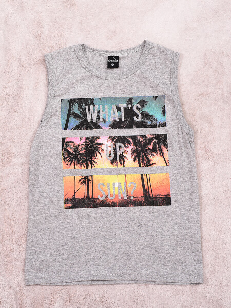 MUSCULOSA SUNSET GRIS
