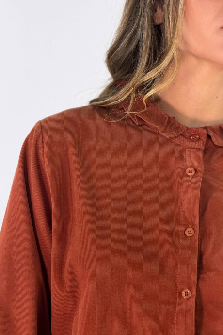 CAMISA PEONIA Terracota