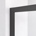 MAMPARA DE BAÑO ESQUINERA NEGRO MATE 90 X 90 X 2.05 MT MAMPARA DE BAÑO ESQUINERA NEGRO MATE 90 X 90 X 2.05 MT