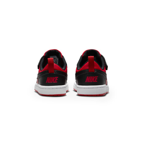 Championes Nike Courth Borough Low De Niño Black & Red