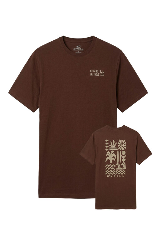 Remera O'Neill Glyphs Café Remera O'Neill Glyphs Café