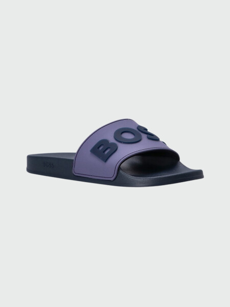 Hugo Boss - Sandalias con Logo en relieve Violeta