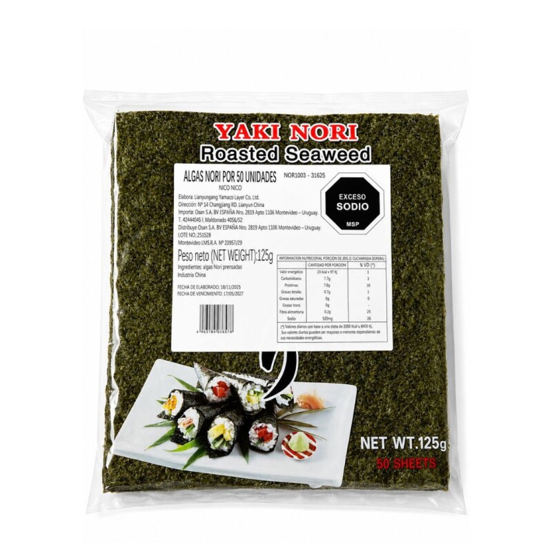 ALGAS NORI X 50 ALGAS NORI X 50