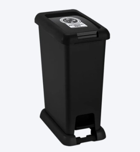 Basurero Pedal 20l Negro Basurero Pedal 20l Negro